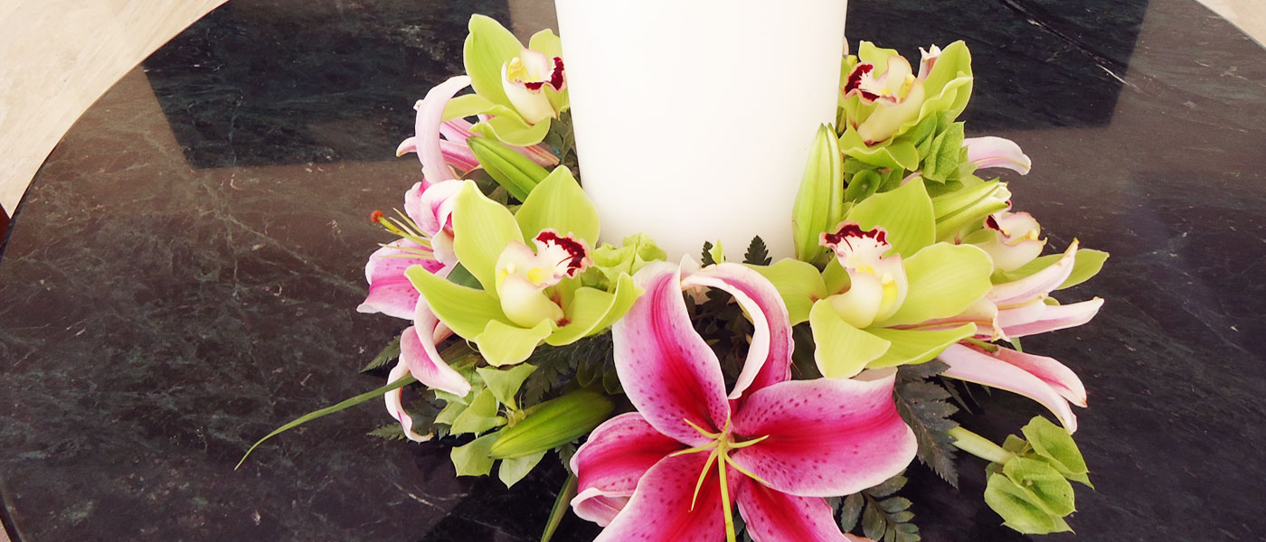 Reception Center Pieces